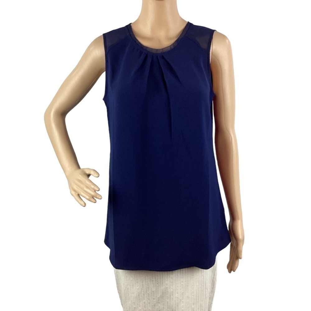 Soft Surroundings Teagan Tank in Nautical Navy Size XS